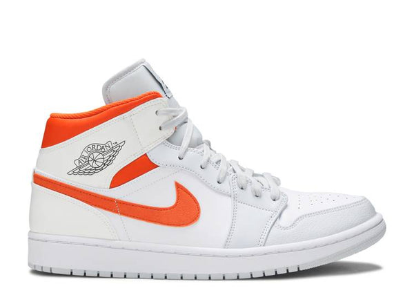 AIR JORDAN 1 MID STARFISH ORANGE WHITE (IMPORTADOS)