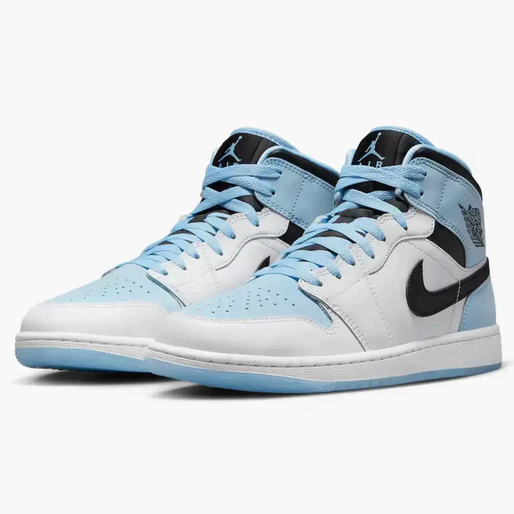 AIR JORDAN 1 MID SE ICE BLUE (IMPORTADOS)