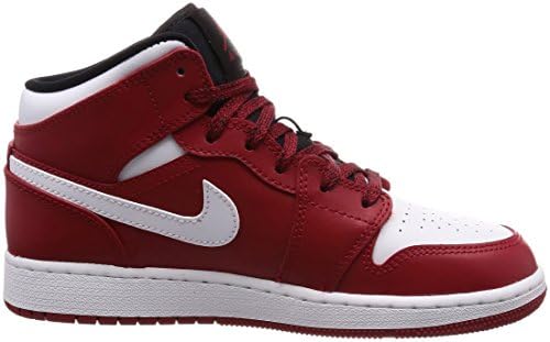 AIR JORDAN 1 MID BIG COURO VERMELHO (IMPORTADOS)