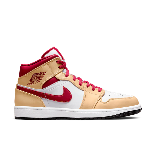 AIR JORDAN 1 MID CURRY-WHITE (IMPORTADOS)