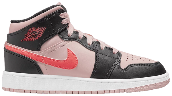 AIR JORDAN 1 MID BLACK PINK CRIMSON (IMPORTADOS)