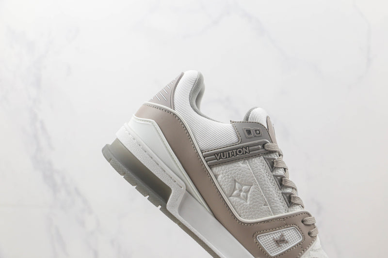 LOUIS VUITTON TRAINER LOW GREY WHITE (IMPORTADOS)