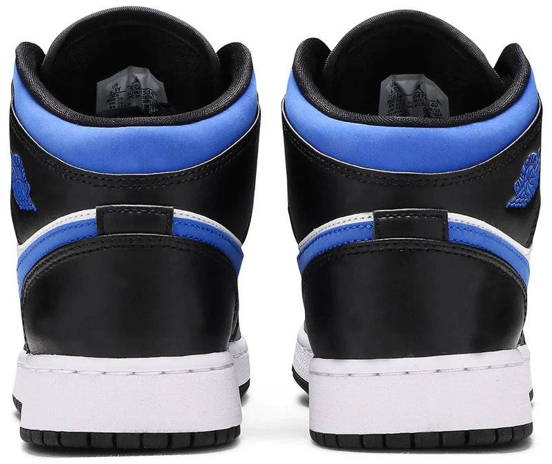 AIR JORDAN 1 MID WHITE BLACK ROYAL (IMPORTADOS)