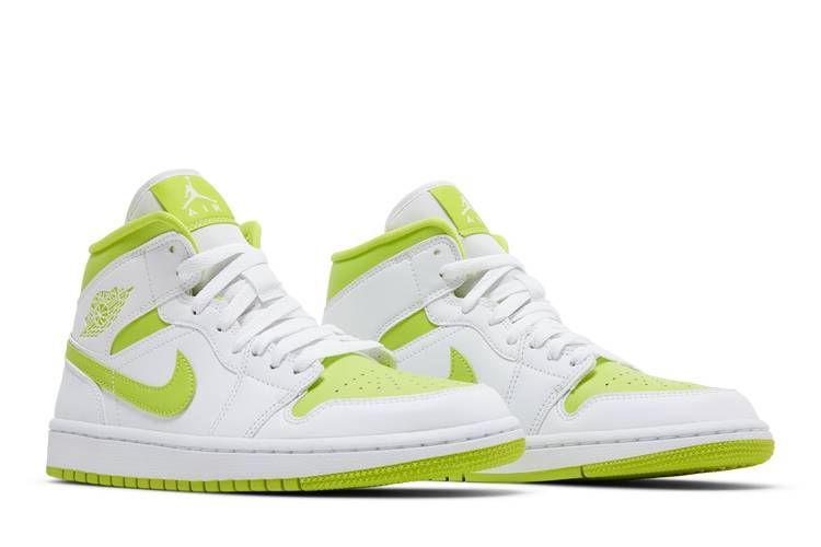 AIR JORDAN 1 MID WHITE LIME (IMPORTADOS)