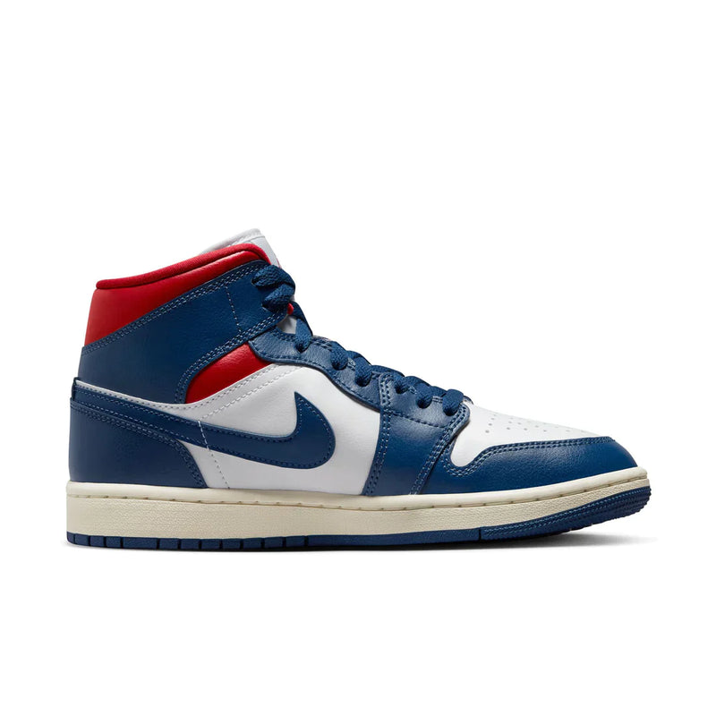 AIR JORDAN 1 MID FRENCH BLUE E RED (IMPORTADOS)