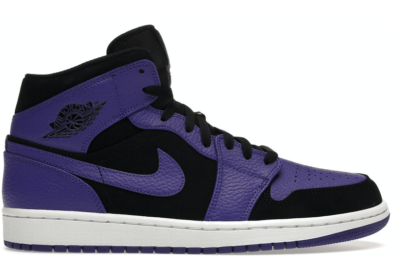 AIR JORDAN 1 MID BLACK DARK CONCORD (IMPORTADOS)