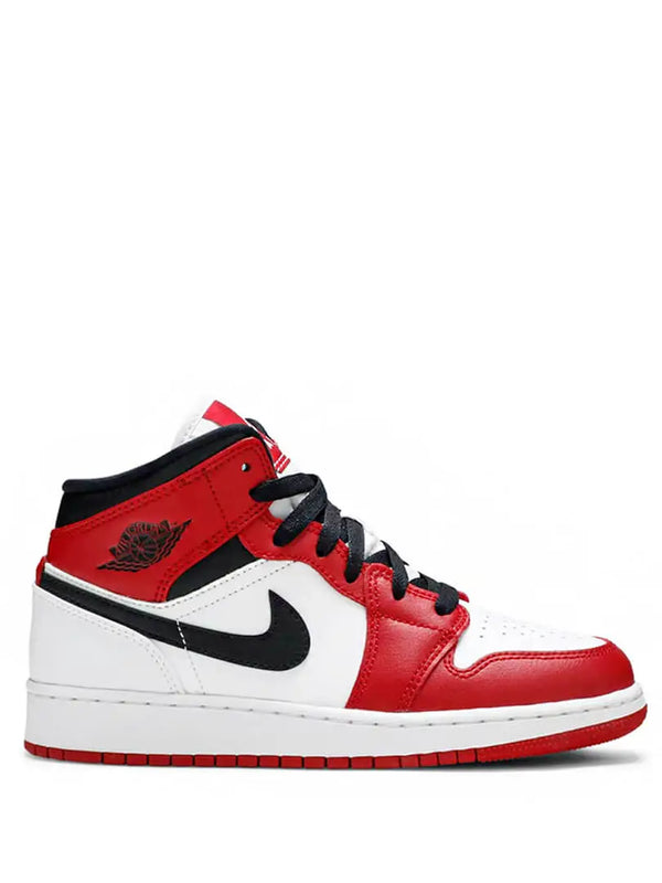 AIR JORDAN 1 MID CHICAGO WHITE (IMPORTADOS)