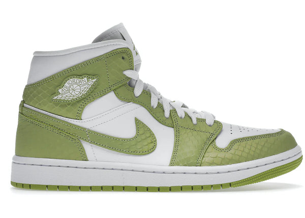 AIR JORDAN 1 MID GREEN PYTHON (IMPORTADOS)