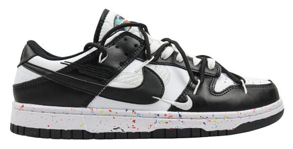 NIKE DUNK MULTI SWOOSH BLACK WHITE (IMPORTADOS)