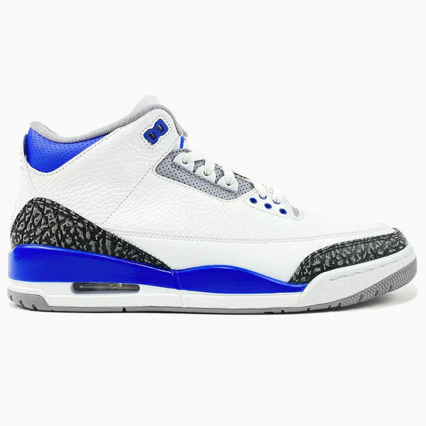 JORDAN 3 RETRO BRANCO E AZUL (PREMIUM)