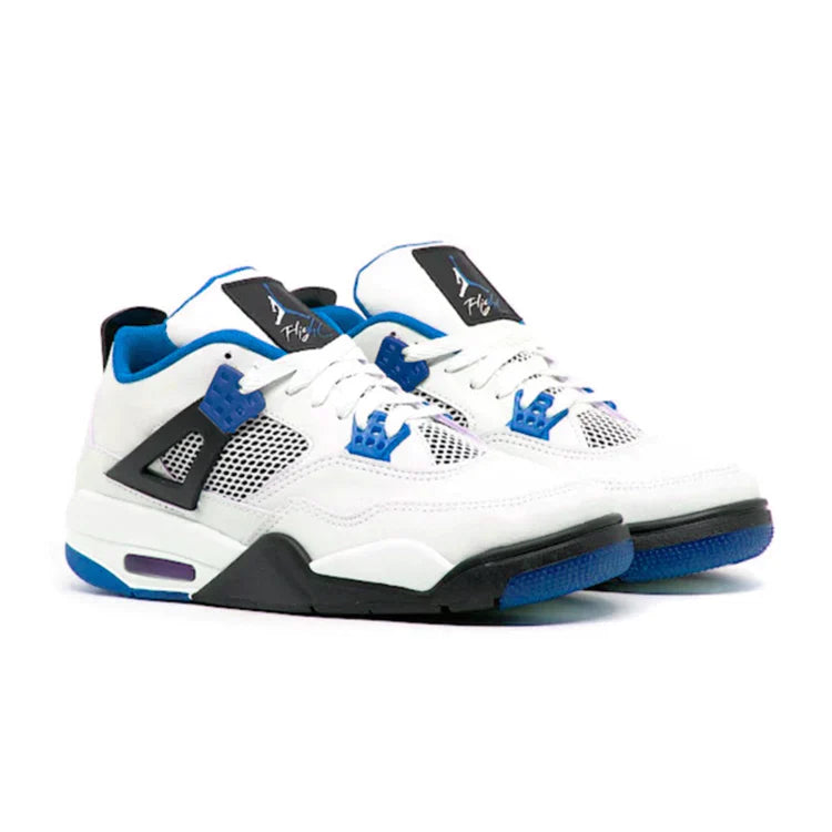 NIKE JORDAN 4 RETRO MOTORSPORTS – BRANCA AZUL