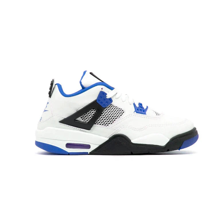 NIKE JORDAN 4 RETRO MOTORSPORTS – BRANCA AZUL