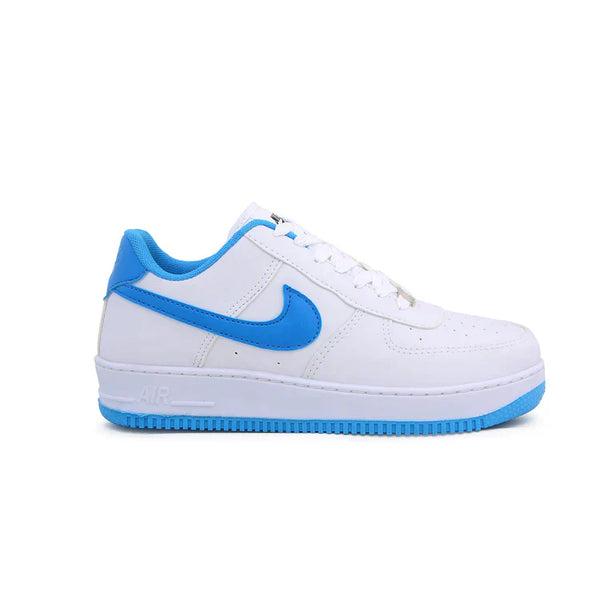 NIKE AIR FORCE AF1 RETRO BRANCO CELESTE