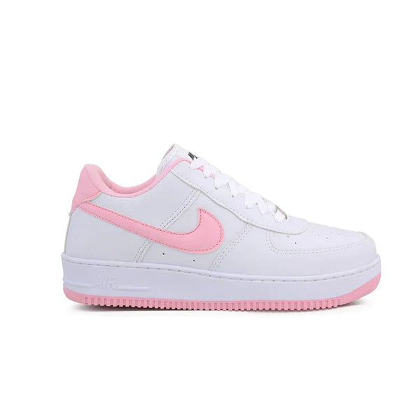 NIKE AIR FORCE AF1 RETRO BRANCO ROSA