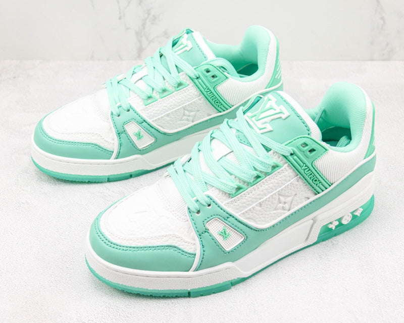 LOUIS VUITTON TRAINER LOW GREEN WATER (IMPORTADOS)