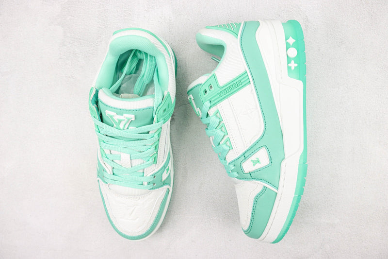 LOUIS VUITTON TRAINER LOW GREEN WATER (IMPORTADOS)