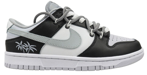 NIKE DUNK LOW BLACK AND WHITE GRAY/HOOK (IMPORTADOS)