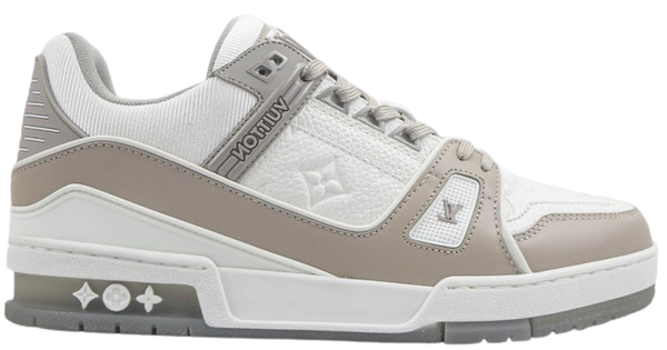 LOUIS VUITTON TRAINER LOW GREY WHITE (IMPORTADOS)