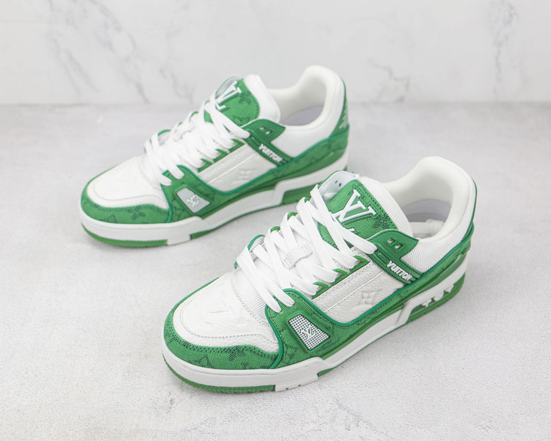 LOUIS VUITTON TRAINER LOW GREEN (IMPORTADOS)