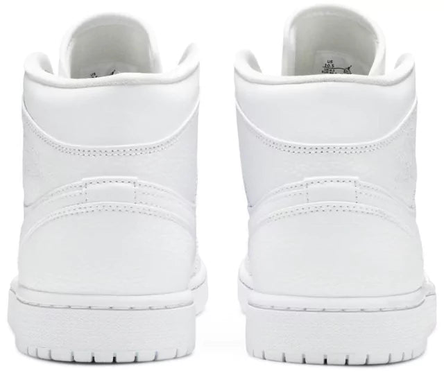 AIR JORDAN 1 MID TRIPLE WHITE (IMPORTADOS)