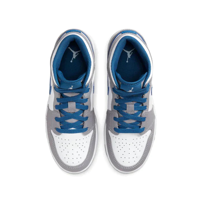 AIR JORDAN 1 MID TRUE BLUE (IMPORTADOS)