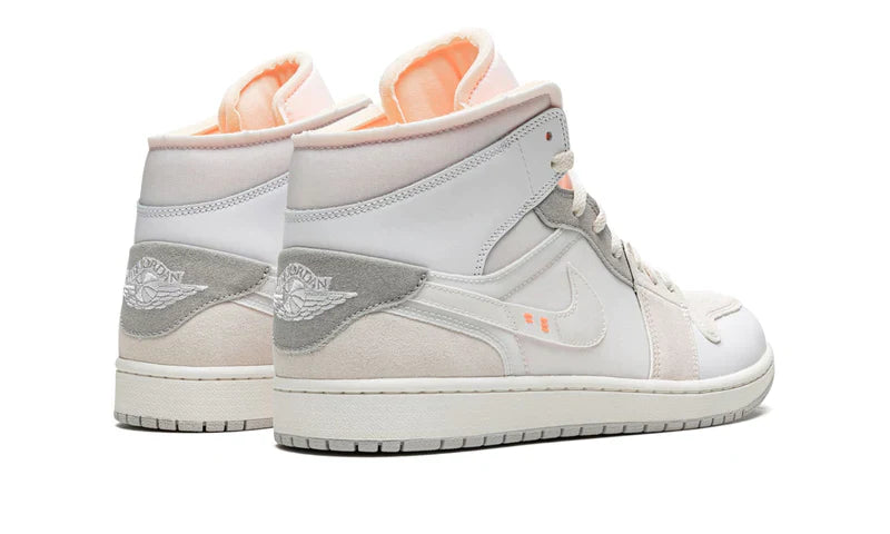 AIR JORDAN 1 MID CRAFT INSIDE OUT WHITE (IMPORTADOS)