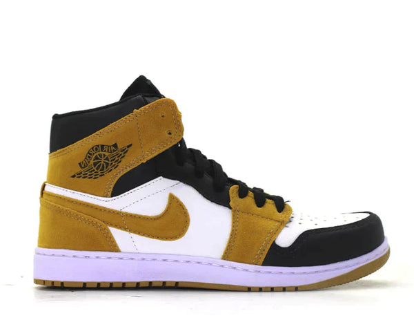 NIKE AIR JORDAN 1 MID PRETO E BEGE (IMPORTADOS)