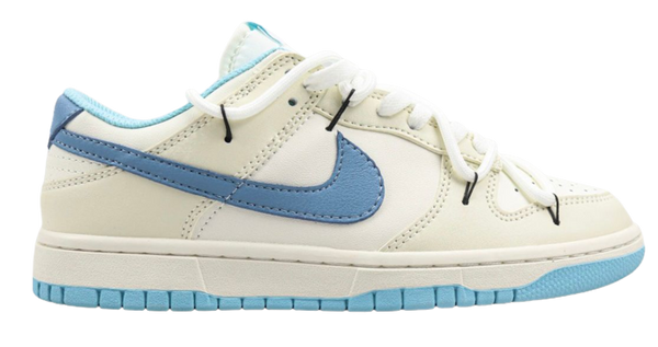 NIKE DUNK LOW STRAP WHITE AND BLUE (IMPORTADOS)