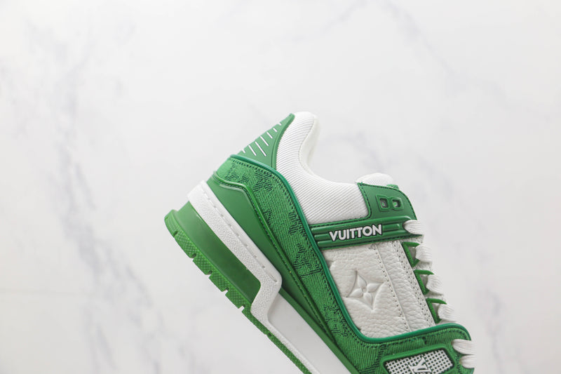 LOUIS VUITTON TRAINER LOW GREEN (IMPORTADOS)