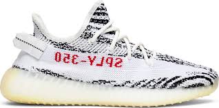 ADIDAS YEEZY SPLY 350 BRANCO E LISTRA PRETRAS  (IMPORTADOS)