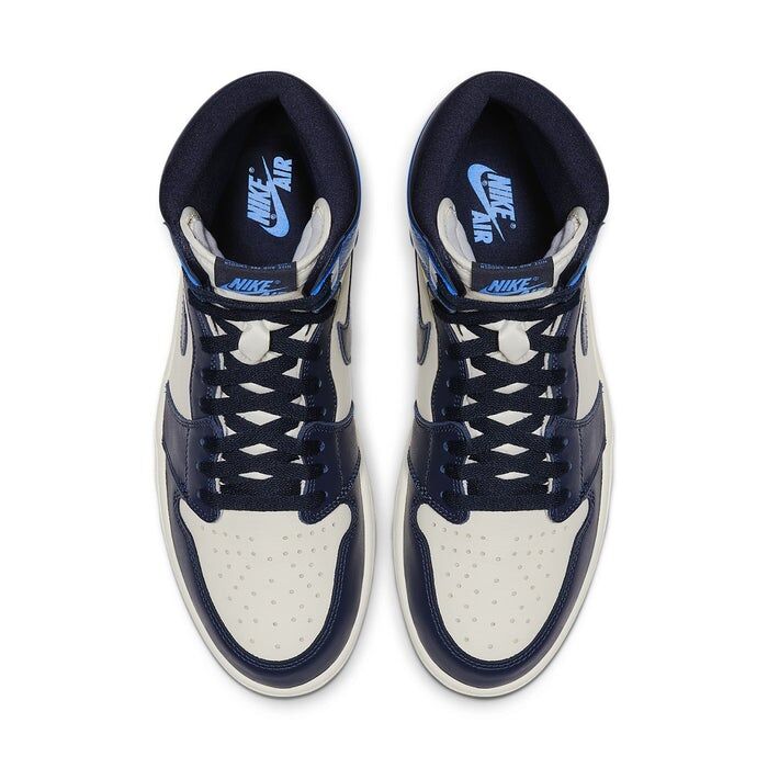 AIR JORDAN 1 OBSIDIAN BLACK AND BLUE (IMPORTADOS)