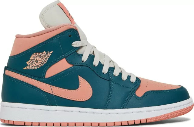 AIR JORDAN 1 MID DARK TEAL GREEN (IMPORTADOS)